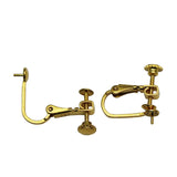 925 Silver Screw-Back Clip-on Earring Findings for Non-Pierced Ears