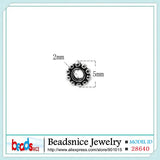 925 Thai Silver Spacer Beads Antique Silver DIY Bracelet Making