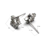 925 Silver Star Stud Earrings with Ear Back