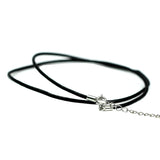 Real Leather Women Necklace with Lobster Claw Clasp