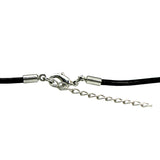 Real Leather Women Necklace with Lobster Claw Clasp