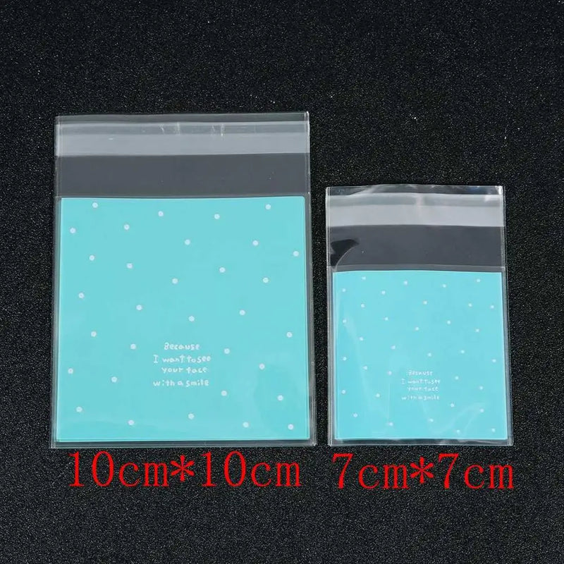 Plastic Jewelry Bags 100pcs/lot For Rings Earrings Candy Diy