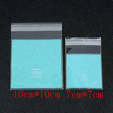 Plastic Jewelry Bags 100pcs/lot For Rings Earrings Candy Diy