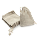 Beadtales 10pcs Burlap Jewelry Organizer Drawstring Bags