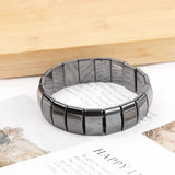 Adjustable Hematite Bracelet Essential Oils Diffuser