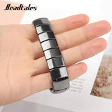 Adjustable Hematite Bracelet Essential Oils Diffuser