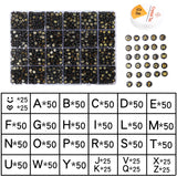 Acrylic 100-1200PCS English Letter Beads Set DIY Alphabet Bracelet Necklace
