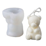 Bear Candle Silicone Mold for Desktop Decoration