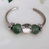 Bear Head Photo Box Charm Beads Silver 925 Beads for Bracelet Jewelry Making