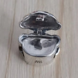 Bear Head Photo Box Charm Beads Silver 925 Beads for Bracelet Jewelry Making