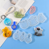 Bear Horse DIY Epoxy Resin Molds Silicone Keychain Resin Mould