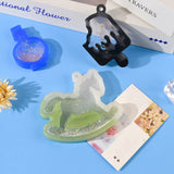 Bear Horse DIY Epoxy Resin Molds Silicone Keychain Resin Mould