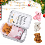 Bear Plush Toys Card Box Kids Children Gift Mini Bubble Bear