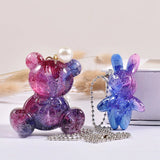 Bear Rabbit Silicone Mold for DIY Keychain Pendant Charms