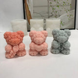 Bear Shaped Silicone DIY Moulds for Soap, Candle, Chocolate