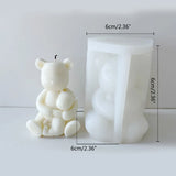 Bear Silicone Molds for Candle Soap Making