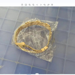 Bear Stainless Steel Mesh 316L Bracelet for Women Wedding