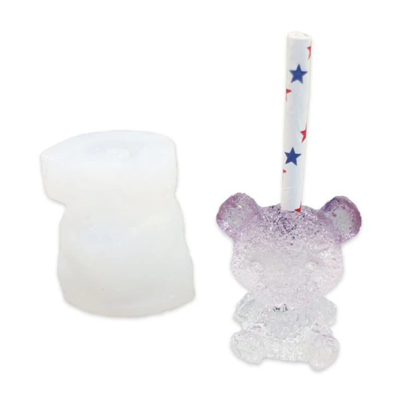 Fish Tails Silicone Straw Topper Mold Kit