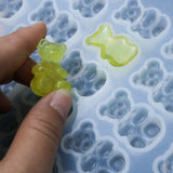 Bear Sugar Silicone Mold Cake Border DIY Decoration 3D Mould Tools