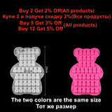 Bear Sugar Silicone Mold Cake Border DIY Decoration 3D Mould Tools