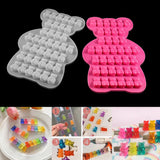 Bear Sugar Silicone Mold Cake Border DIY Decoration 3D Mould Tools