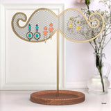 Beard Earring Display Rack T Bar Stand Hanging Holder Jewelry Organizer Women