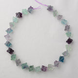Multi-Color 10mm Purple Fluorite Fancy Beads