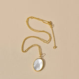 18K Shellfish Pendant Necklace for Women