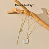 18K Shellfish Pendant Necklace for Women