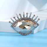 Beaut&Berry Devil's Eye Glass Lady Brooch Wedding Party Pin Gift