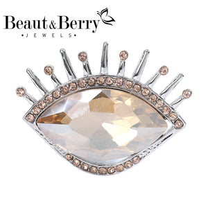 Beaut&Berry Devil's Eye Glass Lady Brooch Wedding Party Pin Gift