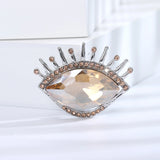Beaut&Berry Devil's Eye Glass Lady Brooch Wedding Party Pin Gift