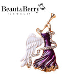 Beaut&Berry Drip Angel Goddess Brooch Women's Fine Brooch
