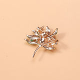 Beaut&Berry Drip Oil Plant Brooch Ladies Office Gift