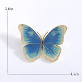 Butterfly Lady Brooch 4-Color Wedding Party Gift Pin