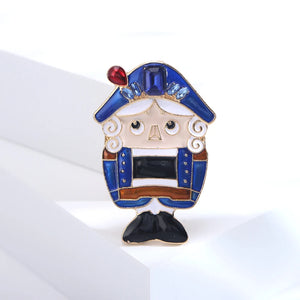 Beaut&Berry Dripping King Lady Brooch Wedding Celebration Gift Pin