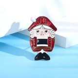 Beaut&Berry Dripping King Lady Brooch Wedding Celebration Gift Pin