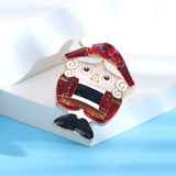 Beaut&Berry Dripping King Lady Brooch Wedding Celebration Gift Pin