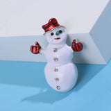 Beaut&Berry Dripping Snowman Christmas Brooch