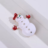 Beaut&Berry Dripping Snowman Christmas Brooch