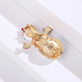 Beaut&Berry Dripping Snowman Christmas Brooch