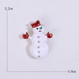 Beaut&Berry Dripping Snowman Christmas Brooch