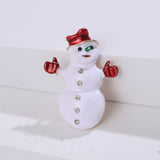 Beaut&Berry Dripping Snowman Christmas Brooch