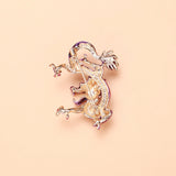 Enamel Flying Dragon Brooch for Women Unisex - Pride Dragon Pin