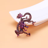 Enamel Flying Dragon Brooch for Women Unisex - Pride Dragon Pin