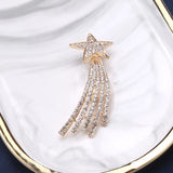Beaut&Berry Five-Pointed Star Fringe Ladies Brooch