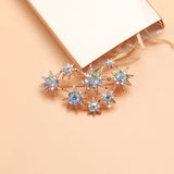Beaut&Berry Gypsophila Lady Brooch Star Brooch Wedding Party Gift Office Accesso