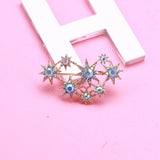 Beaut&Berry Gypsophila Lady Brooch Star Brooch Wedding Party Gift Office Accesso