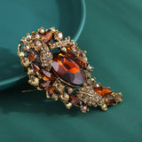 Crystal Glass Brooch Corsage Women's Clothing Accessory