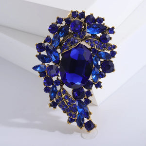 Crystal Glass Brooch Corsage Women's Clothing Accessory